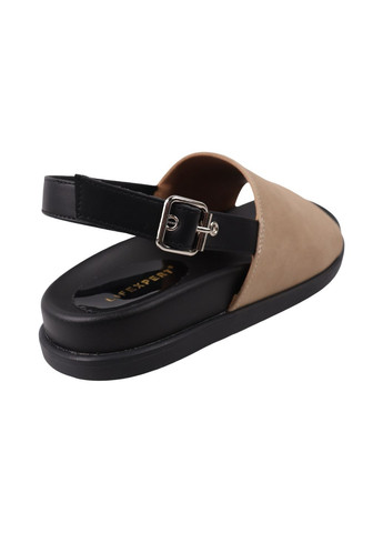 Бежевые босоножки женские бежевые натуральная кожа Lifexpert