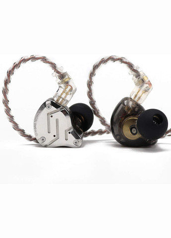 KZ ZS10 Pro Black (Hi-Res, 1DD+4BA, No Micro) – Гибридные аудиофильские наушники для Hi-Fi звучания Knowledge Zenith (361269350)
