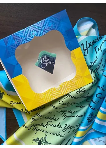 Косинка дизайнерська Силует 70х70х100 см My Scarf хустка (406067151)