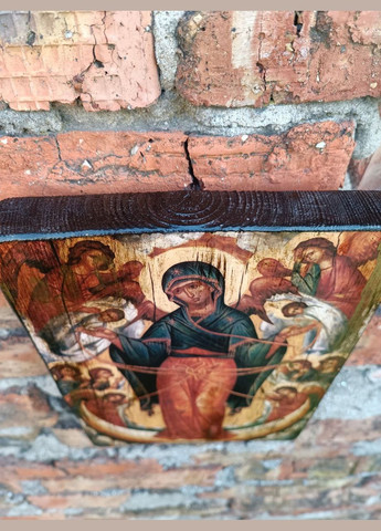 Панно-ікона Розв'язання вузлів, розмір 20х28 см Handmade (329892769)