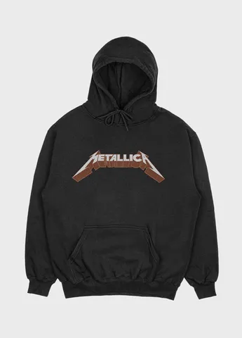 Чоловіче худі з рок принтом "Metallica" (HD004-004-2-217-FB-BL-M) Modno (311528232)