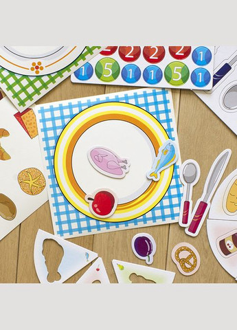 Навчальний набір ігор "Вивчаємо продукти харчування" 13152043IQ-club для малюків Ranok Creative (301790338)