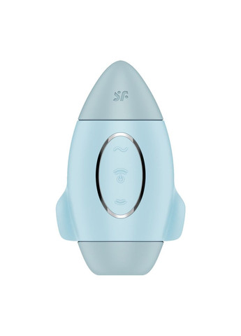 Вакуумний стимулятор з вібрацією Mission Control Blue, 2 незалежні мотори Satisfyer (366876701)