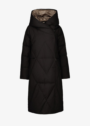 Чорна демісезонна куртка однотонна жіноча 4m323 shop (2000990595423) No Brand