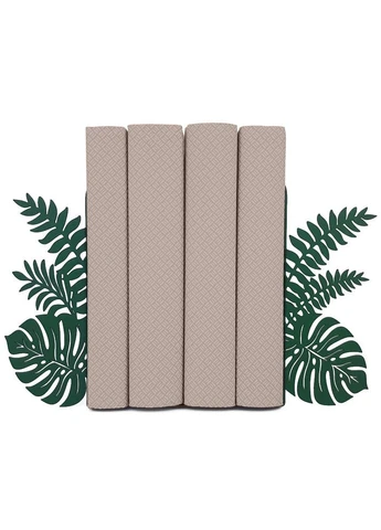 Упоры для книг Monstera 30x20 см 2 шт Темно-зеленый (G-069) Glozis (380312371)