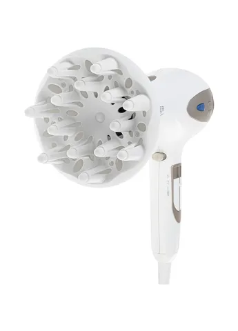 Фен AD 2248 white champagne 2200Вт/ 2 скорости/ хол.обдув/ темп.режимов-3/ ионизация/ диффузор Adler (380254699)