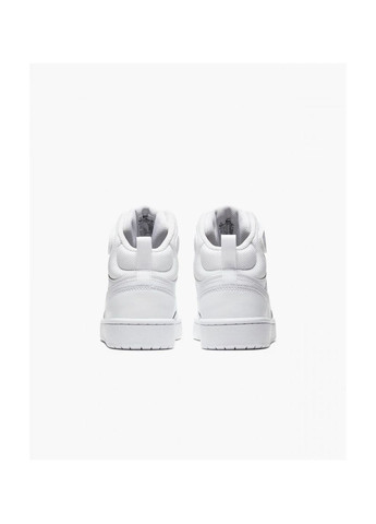 Кроссовки женские Court Borough Mid 2 White CD7782-100 Nike белые (364837371)