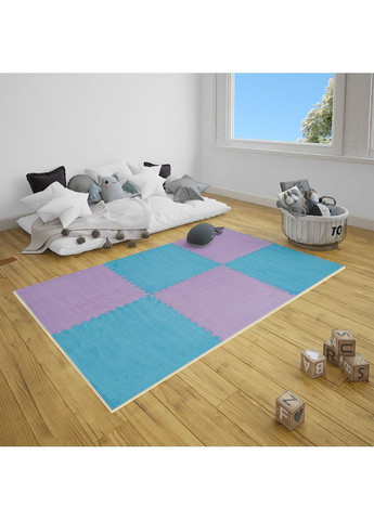 Підлога-пазл плюшевий 60х60х1см Салатовий (D) StickerWall-SW-00002095 Sticker Wall (370563852)