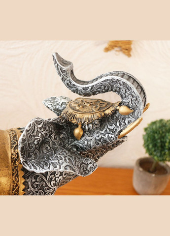 Статуэтка Слон серебро 30 см (СП107 цв) Гранд Презент (282743522)