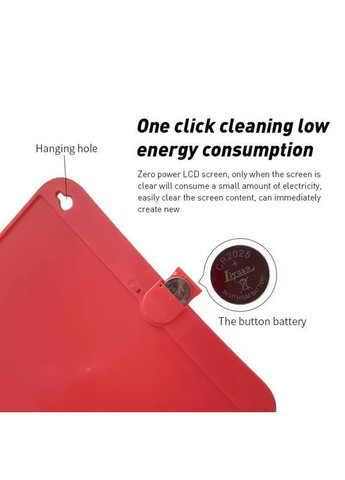 Графический планшет для рисования Psheko Writing Tablet 15" Red (R050953) No Brand (349844722)