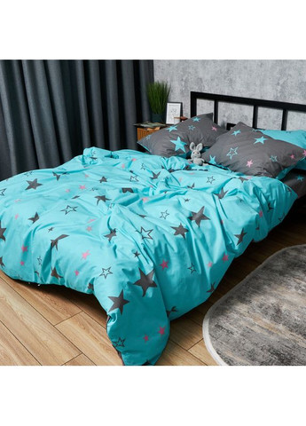 Комплект постільної білизни Бязь Gold Люкс «» Євро 200х220 наволочки 2х50х70 (MS-820007011) Moon&Star Starry Skies (356116284)