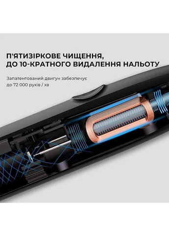 Розумна зубна електрощітка Endurance Electric Toothbrush Black (6970810552386) Oclean (403219294)