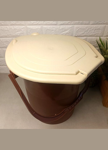 Пластиковый биотуалет 16л с откидной крышкой No Brand (366818184)