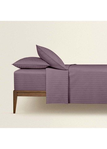 Двоспальна постіль сатин з простирадлом на резинці GRAPE CS1 180х220 см Cosas (307477864)