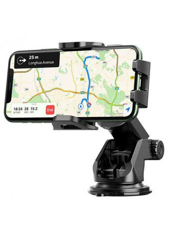 Автомобільний тримач для телефону CA76 Touareg one-touch center console car holder (чорний) Hoco (371632270)