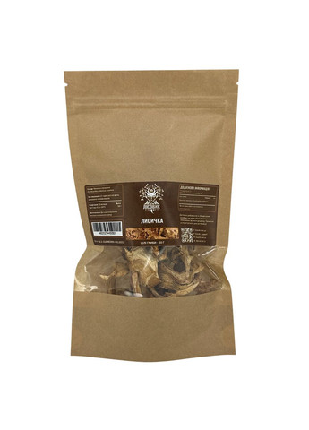 Лисичка настоящая, сушеный гриб 50 г Лісовик (334292909)