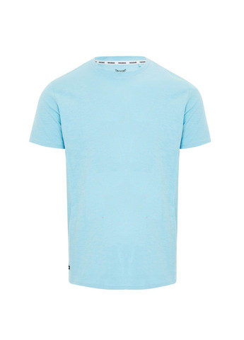 Голубая футболка из хлопка Threadbare