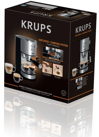 Кофеварка Virtuoso+ Tamping System XP499EE0 Krups (400378920)