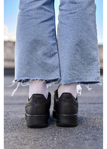 Жіночі кросівки Nike Air Force 1 Low 07 Premium Black CW2288 чорні демісезони (369384101)