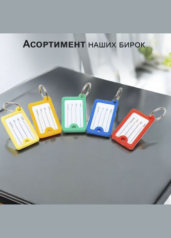 Брелок бирка для ключей бирки на ключи GDragon Home брелоки для отеля дома пластиковые 10 шт Оранжевые 98_2_10_4 No Brand (322634065)