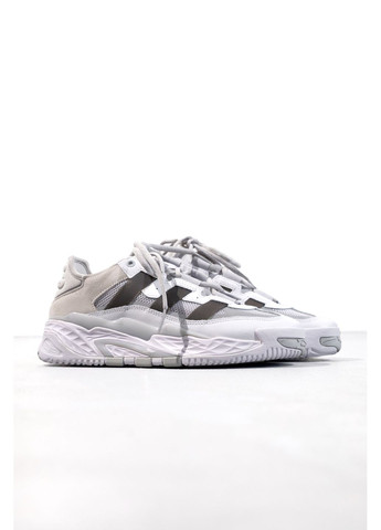 Кросівки жіночі і чоловічі Adidas Niteball white | Адідас Найтбол білі No Brand білі демісезони (316663521)
