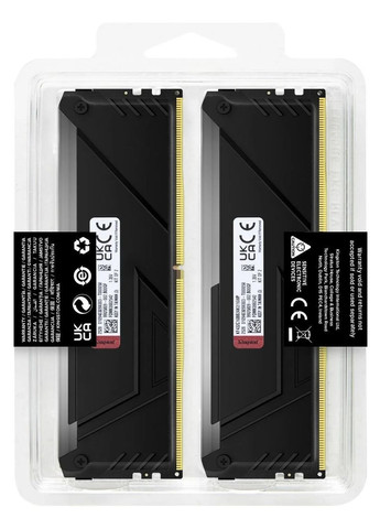 Память ПК DDR4 16GB KIT (8GBx2) 3200 FURY Beast RGB Kingston (372460622)