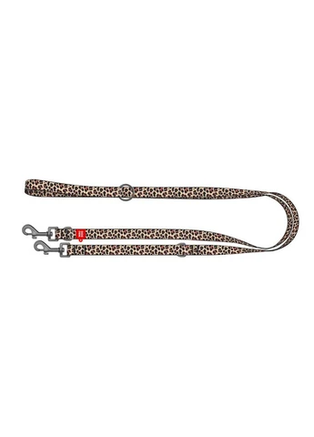 Поводок-перестежка для собак WAUDOG Nylon, рисунок "Леопард", Ш 20 мм, Дл 300 см No Brand (373658960)