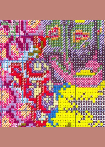 Набір для вишивання за нанесеною на канву схемою "Grapes and clay pots". AIDA 14CT printed 41*31 см Joy Sunday (313614405)