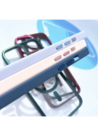 Чохол на 14 PRO MAX Magsafe силіконовий Clear case з магсейфом для айфон 14 ПРО МАКС / pink No Brand (369136892)