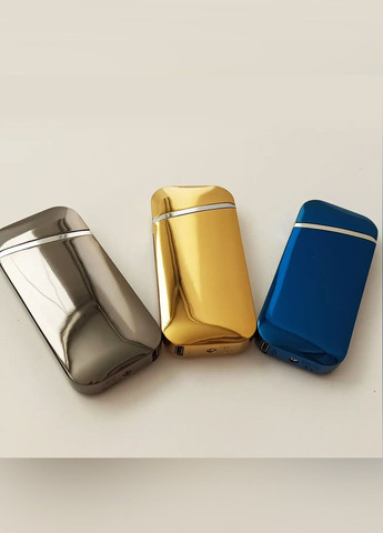 Электронная зажигалка с дугами, золотистая, подарочная упаковка No Brand (316531209)