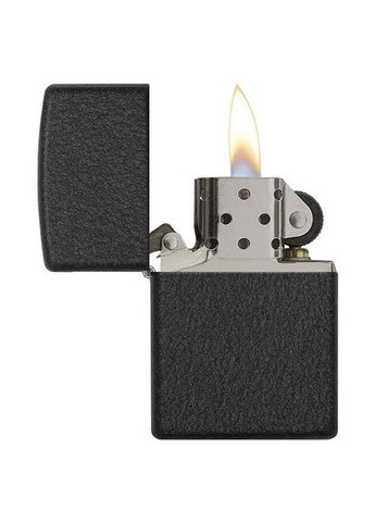 Комплект Запальничка 236 CLASSIC black crackle + Бензин + Кремені в подарунок Zippo (316615841)
