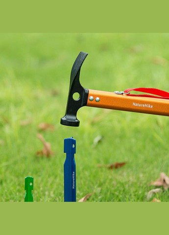 Молоток кемпінговий NH15A010-I, алюміній, помаранчевий (A-016519) Naturehike (340462066)