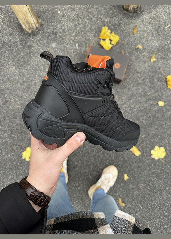 Чорні Зимовий стильні термо кросівки No Brand