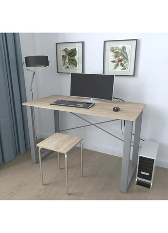 Письмовий стіл Драйв 750x1000x700 Сірий метал ДСП 16 мм (FRD-103160) Ferrum-decor (391920791)