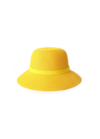 Капелюх із середніми полями жіночий папір жовтий GABRIEL LuckyLOOK 818-010 (322790616)