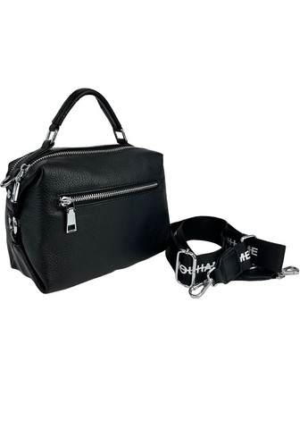 Женское кожаное черное кроссбоди RoyalBag NB2-8686A (299179409)