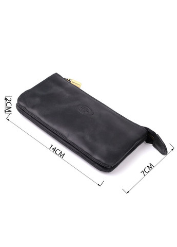 Удобная ключница на два отделения из матовой натуральной кожи 20836_1 (3350 nero) Tony Perotti (362024764)