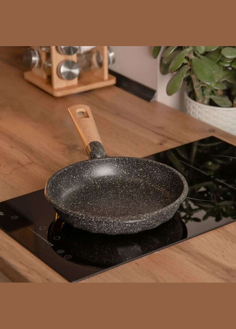 Сковорода алюминиевая с мраморным антипригарным покрытием 22 см, MGC (328603305)