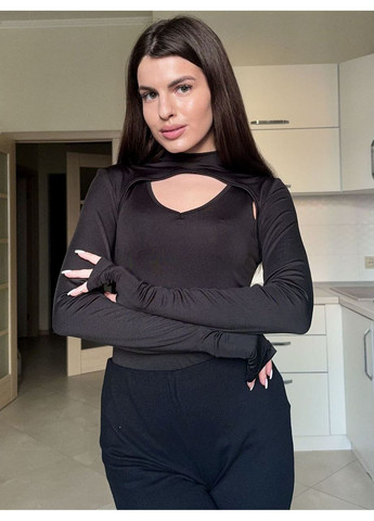 Жіночий боді з рукавом Fashion (366018135)