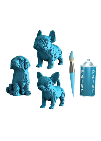 Три цуценя 3 в 1 (Puppies trio) - Картонний 3Д пазл Cartonic (336184045)