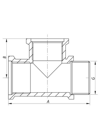 Тройник 1/2'' ВВН KF.T06FFM (KF0068) KOER (315507894)