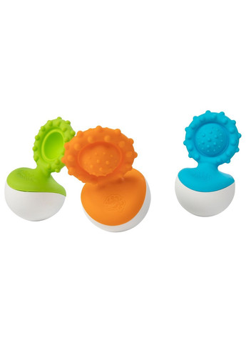 Прорізувач-неваляшка Dimpl Wobbl, помаранчевий () Fat Brain Toys F2172ML (366725878)