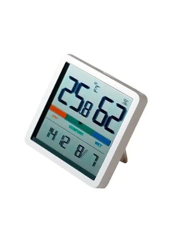 Часы с метеопоказаниями Temperature Humidity Clock NK5253 White MiiiW (272151185)