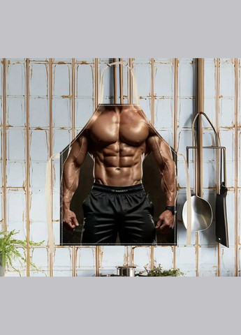 Фартух для чоловіків з приколом 55 на 65 см різнобарвний Jannet Фартух (341828888)