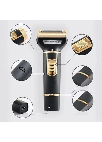 Аккумуляторный триммер-электробритва SK-LF-9942 3 в 1 с 7 насадками, USB-машинка для стрижки волос, бороды и усов (КК0477 Sokany (398828925)