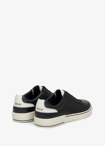 Чорні кеди низькі, колір чорний ES8