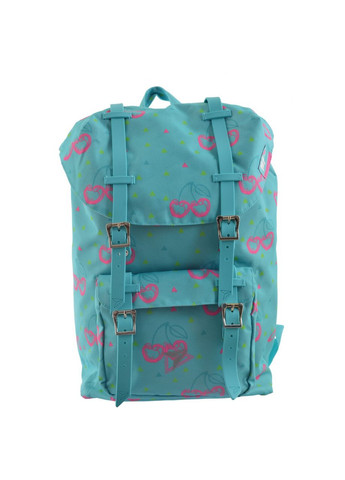 Подростковый школьный рюкзак бирюзовый для девочек T-59 Cherry для старшеклассников (557222) Yes (293504257)