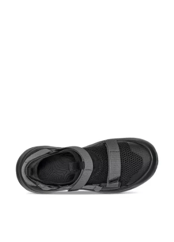 Чорні чоловічі кросівки-сандалі для активного відпочинку water shoes чорного кольору Teva Outflow Universal