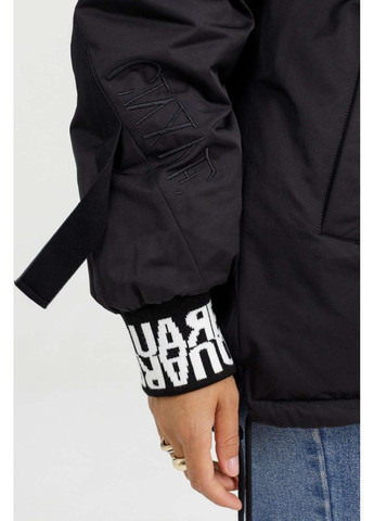 Черная зимняя куртка-парка женская Tongcoi