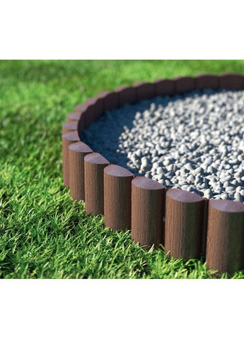 Бордовий газонний 4 ECO 10 секцій х 240 мм 2.4 м Brown (34-031) Cellfast (322938829)